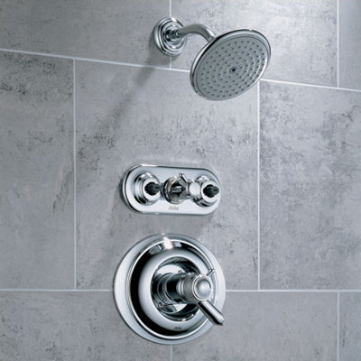 Delta Innovations Dual Control Jetted Shower Faucet Trim