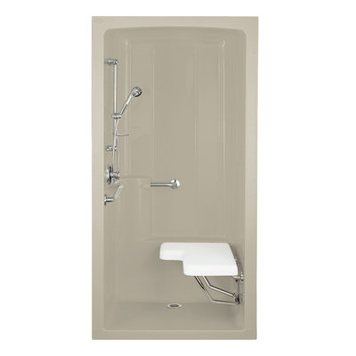 Kohler Freewill One-Piece Barrier-Free Transfer Commercial Shower Stall