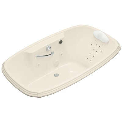 Kohler Portrait 67" x 42" Drop-in Whirlpool with Massage Experience and Left-Hand Pump