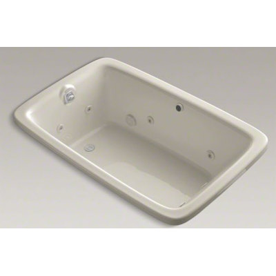Kohler Bancroft 66" x 43.75" Drop-in Whirlpool with Heater and Custom Pump