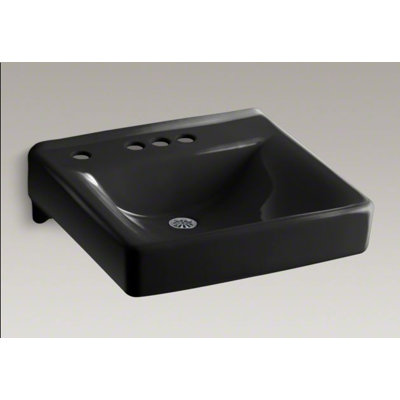 Kohler Soho Wall-Mounted Or Concealed Carrier Arm Mounted Commercial Bathroom Sink
