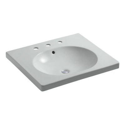 Kohler Persuade Circ Vanity-Top Bathroom Sink with 8" Widespread Faucet Holes