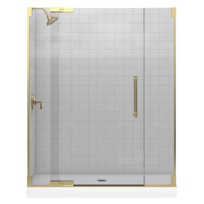 Kohler Purist Frameless PIVot Shower Door with 0.25" Thick Crystal Clear Glass, 30.25" - 32.75" x 72.25"