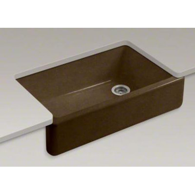 Kohler Whitehaven Self-Trimming 35.69" x 21.56" x 9.63" Under-Mount Single-Bowl Sink with Tall Apron