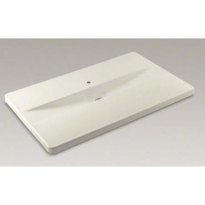 Kohler Iron/Occasions Island Integrated Top and Single-Bowl Kitchen Sink with Single Faucet Hole