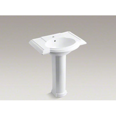 Pedestal Bathroom Sinks on Kohler Devonshire Pedestal Bathroom Sink Set   K 2294 8   Wayfair