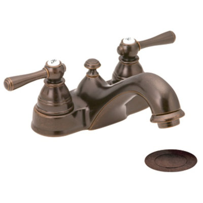 Moen Kingsley Two Handle Centerset Low Arc Bathroom Faucet
