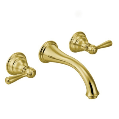 Moen Kingsley Two Handle Widespread Low Arc Bathroom Faucet