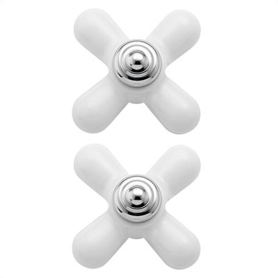Moen Monticello Set of Two Large Cross Handle Inserts