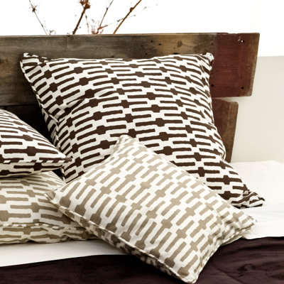 Pine Cone Hill Neutral Territory Links 26" Decorative Pillow in Tobacco