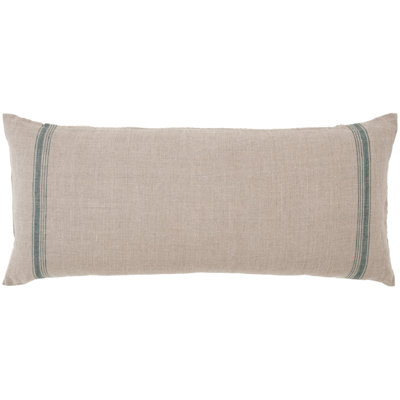 Pine Cone Hill Tea Towel Linen Stripe Double Boudoir Pillow