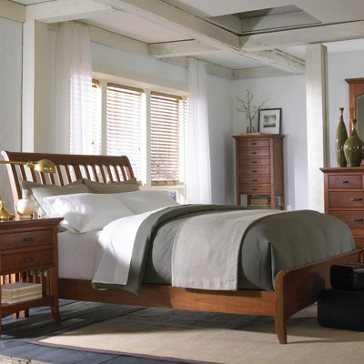 Modern Shaker Sleigh Bedroom Collection by Cresent Furniture -image