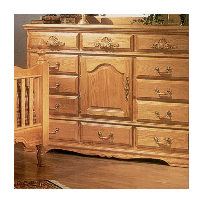 Country Heirloom 12 Drawer Oversized Combo Dresser by Bebe Furniture -image