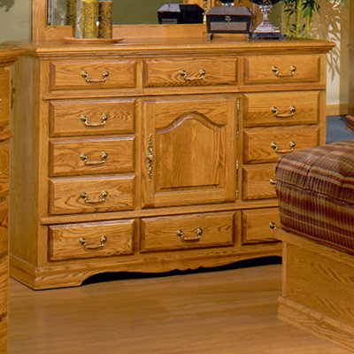 Country Heirloom 12 Drawer Dresser by Bebe Furniture -image
