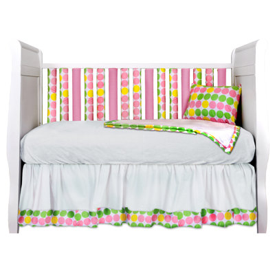 Go Mama Go Wonder Bumpers Tickled Pink Safe Sleep Set