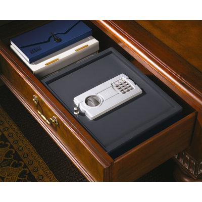 Stack-On Strong Box Electronic Lock Drawer / Wall Safe