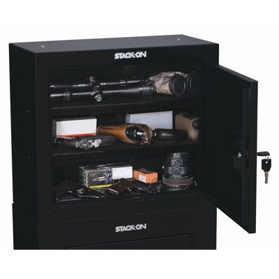 Stack-On Steel Key Lock Pistol Security Cabinet