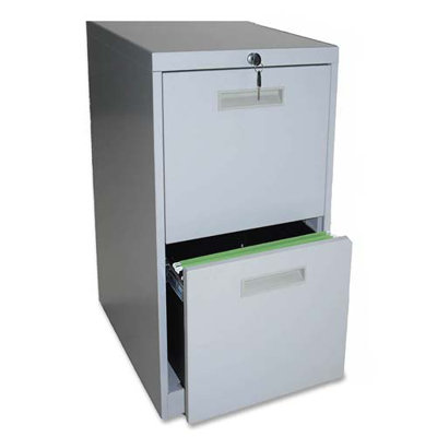 Lorell 23" File/File Mobile Pedestal Files, Letter, Black