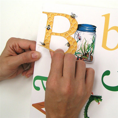 Room Mates Alphabet Peel and Stick Wall Sticker