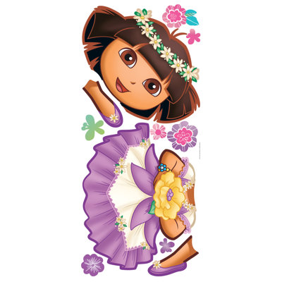 Room Mates Nickelodeon Dora the Explorer Enchanted Forest Adventures Peel and Stick Giant Wall Decal