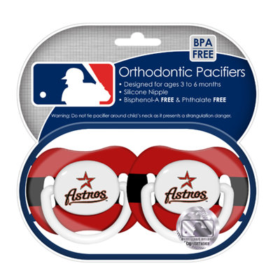 Baby Fanatic MLB 2 Pack Baby Pacifiers