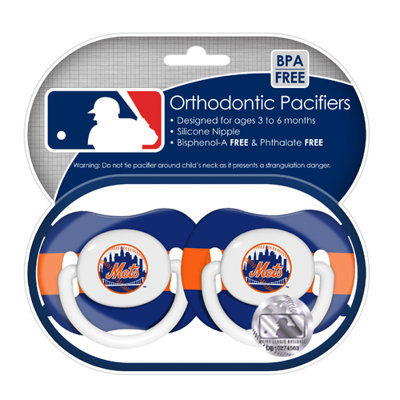 Baby Fanatic MLB 2 Pack Baby Pacifiers