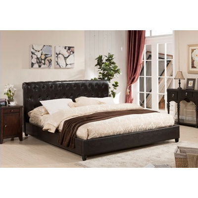 Upholstered Platform Bed by InRoom Designs -image