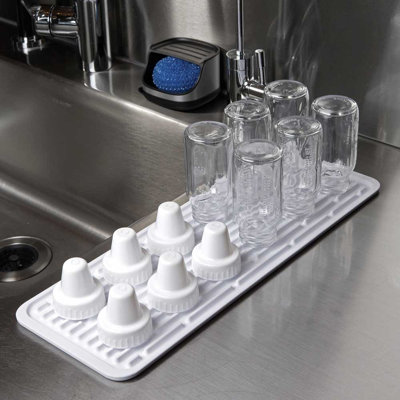 OXO Tot Silicone Drying Mat in White