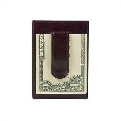 Bosca Old Leather Front Pocket Wallet with Leather Money Clip