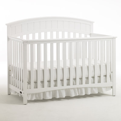 Graco Charleston Classic Two Piece Convertible Crib Set in White