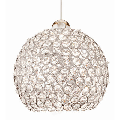 WAC Lighting Crystal Roxy Quick Connect 1 Light Pendant