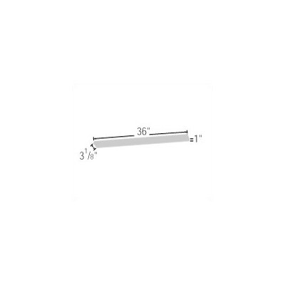WAC Lighting 25 Watt Six Light Cabinet Xenon Light Strip with Frosted Lens