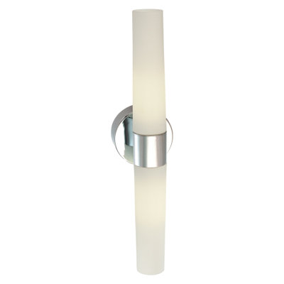 George Kovacs by Minka Bath Art Vanity Light with Case Etched Opal Glass