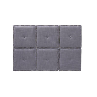 Tessa Antique Nailhead Upholstered Headboard by Foremost -image