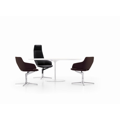 Arper Aston High-Back Leather Executive Task Chair