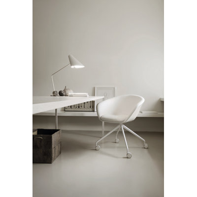 Arper Mid-Back Leather Task Chair with Gas Lift