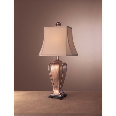 Casual Table Lamp in Warm Bronze
