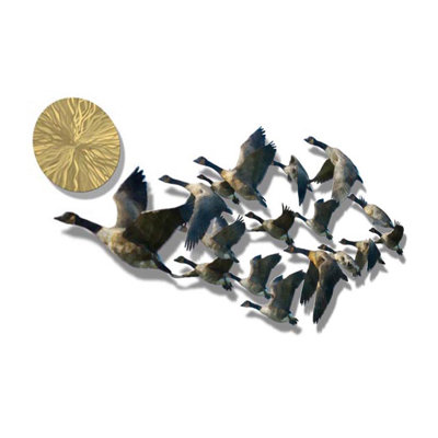 All My Walls Marvelous Migrations Contemporary Wall Art - 21.5" x 50"