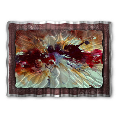 All My Walls Violet Vision by Pol Ledent, Contemporary Wall Art - 23.5" x 32.5"