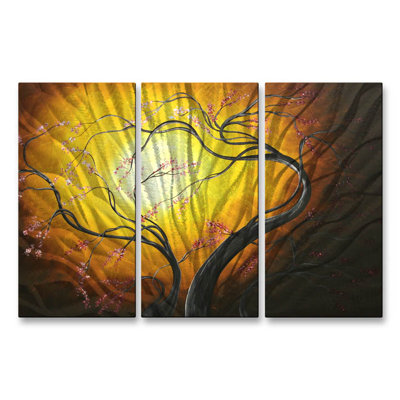All My Walls Blossoming in the Sun Metal Wall Art