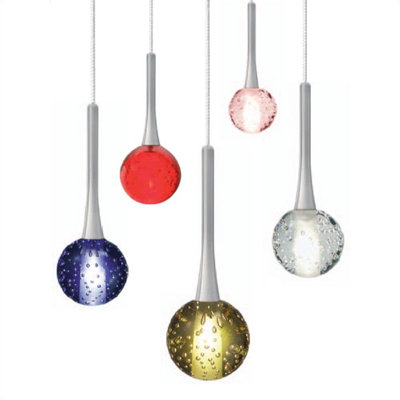 LBL Lighting Crystal Ball 1 Light Mini Pendant