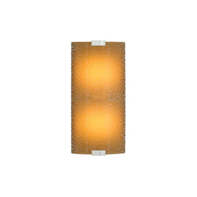 LBL Lighting Omni 277V Medium One Light Outdoor Wall Sconce with Metal Meta in Silver