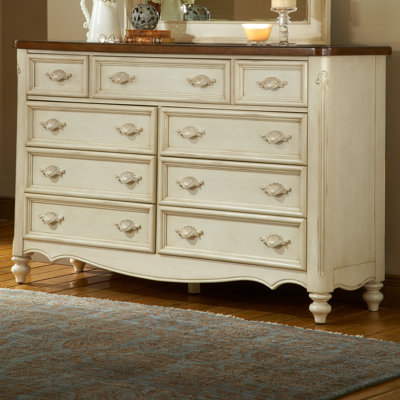 Chateau Triple 9 Drawer Dresser by American Woodcrafters -image