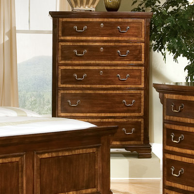 Click To Image : Wellington Manor 5 Drawer Chest by American Woodcrafters Now