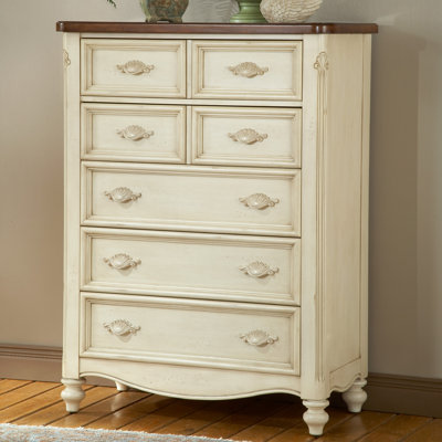 Chateau 5 Drawer Chest by American Woodcrafters -image