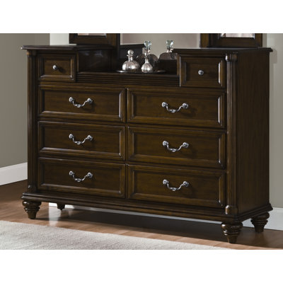 Grandeur Triple Dresser by American Woodcrafters -image