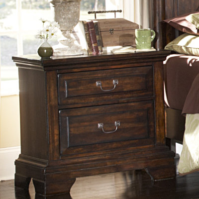 Heritage Lodge 2 Drawer Nightstand by American Woodcrafters -image