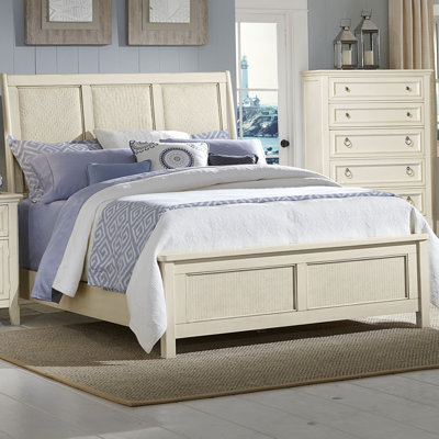 Courtyard Sleigh Bed by American Woodcrafters -image