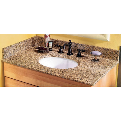 Pegasus Montesol Granite Vanity Top with Optional Side Splash