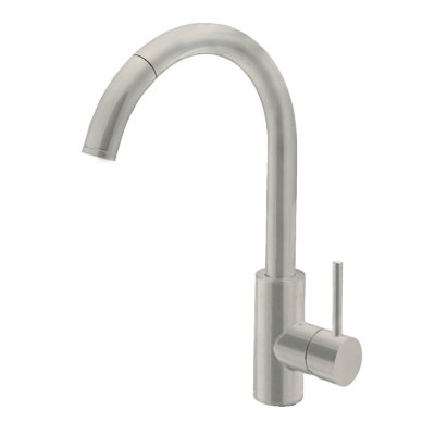Belle Foret Single Handle Single Hole Kitchen Faucet with Pull Out Spout